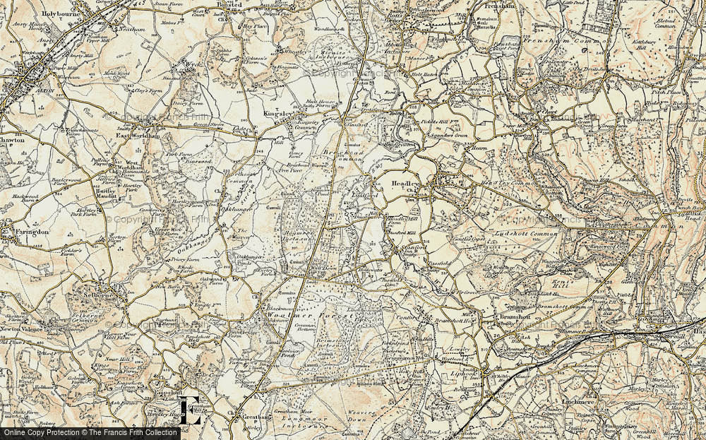 Old Map of Deadwater, 1897-1909 in 1897-1909