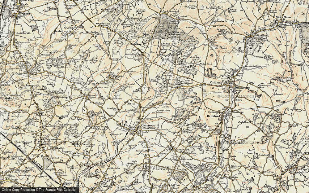 Old Map of Dean, 1897-1900 in 1897-1900