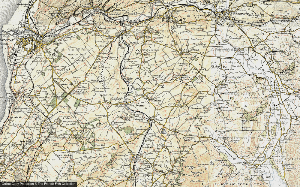 Old Map of Dean, 1901-1904 in 1901-1904