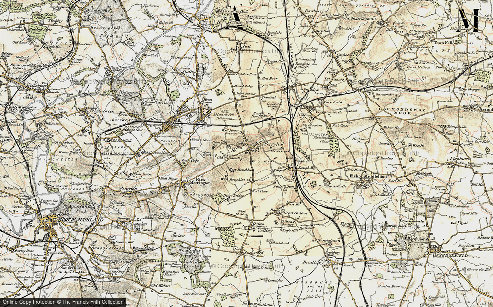 Old Map of Dean Bank, 1903-1904 in 1903-1904