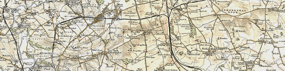 Old map of Skibbereen in 1903-1904