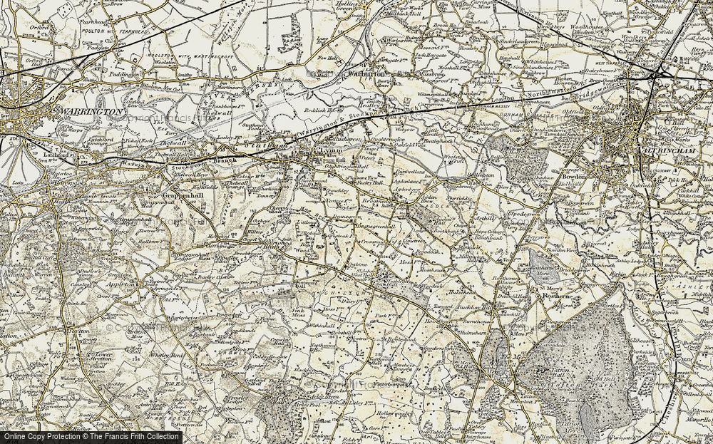 Old Map of Deansgreen, 1902-1903 in 1902-1903