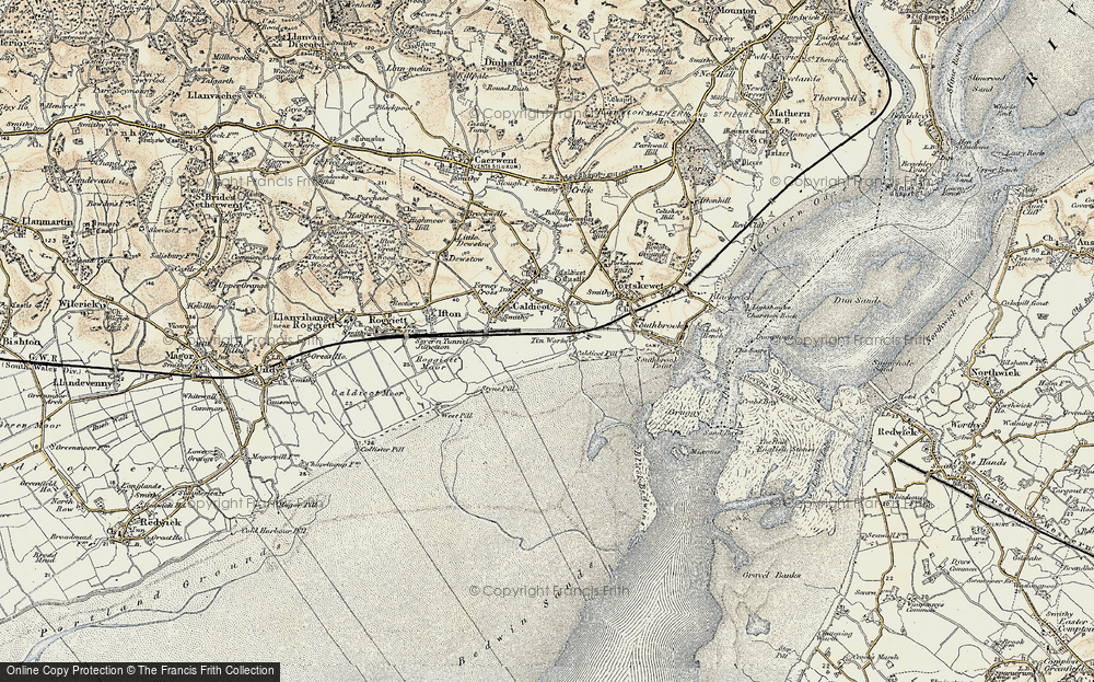 Old Map of Deepweir, 1899-1900 in 1899-1900