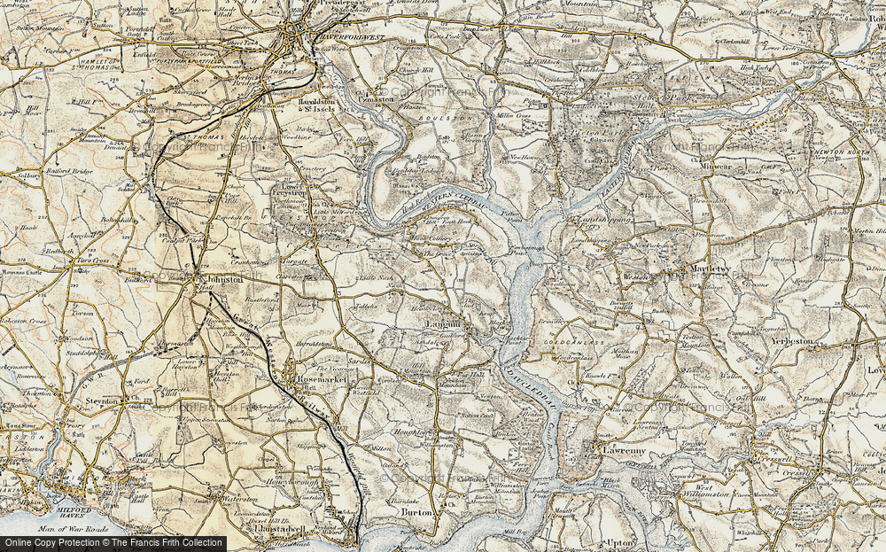 Old Map of Deerland, 1901-1912 in 1901-1912
