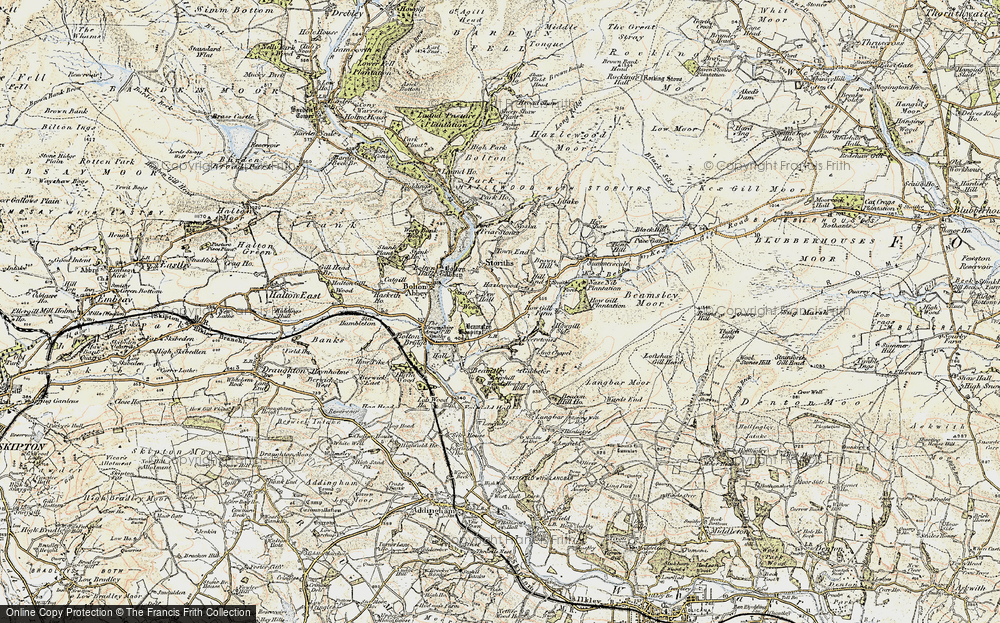 Old Map of Deerstones, 1903-1904 in 1903-1904