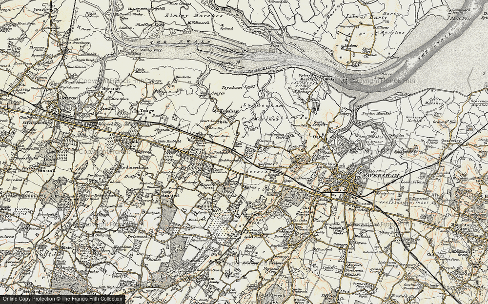 Old Map of Deerton Street, 1897-1898 in 1897-1898