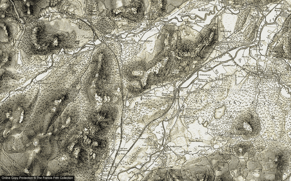 Old Map of Deishar, 1908-1911 in 1908-1911