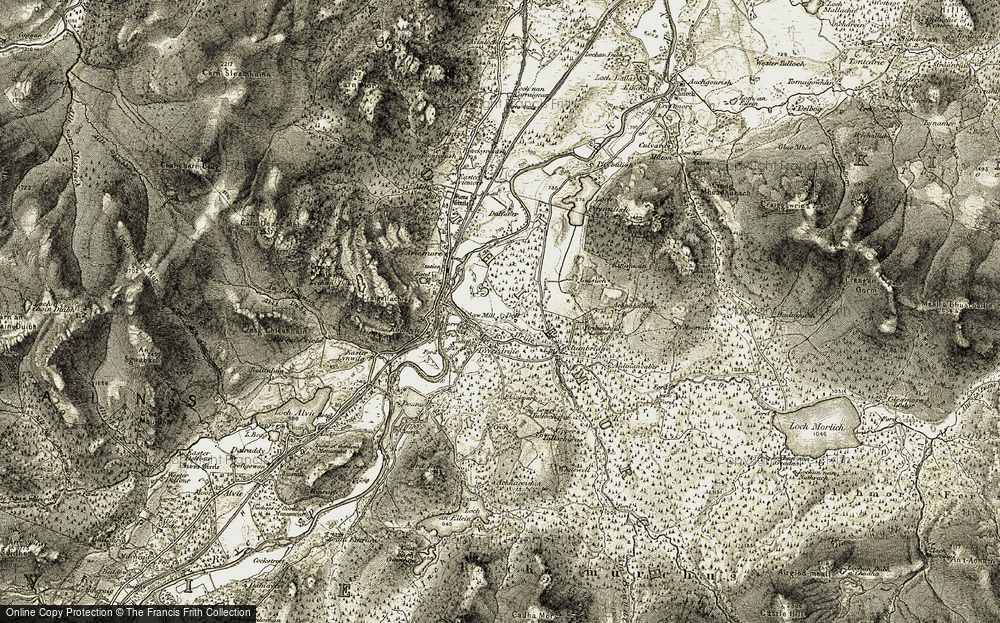 Old Map of Dell, 1908 in 1908