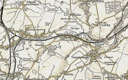 Old map of Denaby Main in 1903