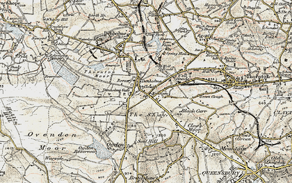Old map of Denholme Gate in 1903