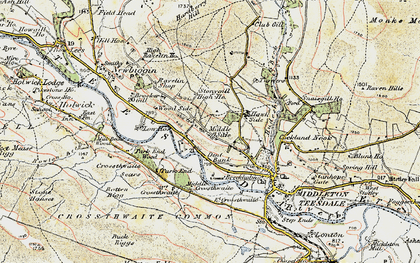 Old map of Dent Bank in 1904