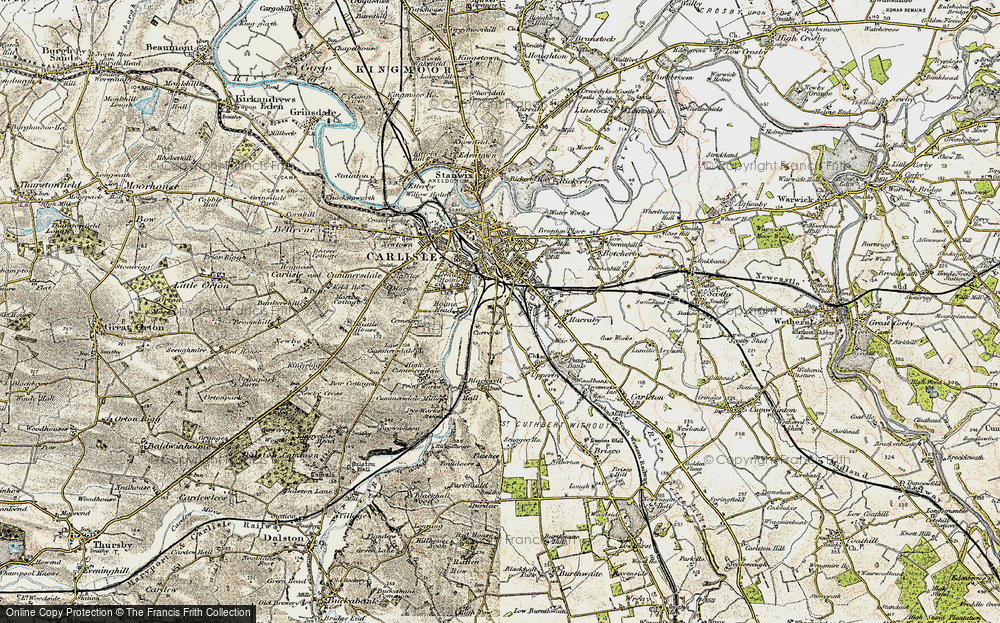 Old Map of Denton Holme, 1901-1904 in 1901-1904