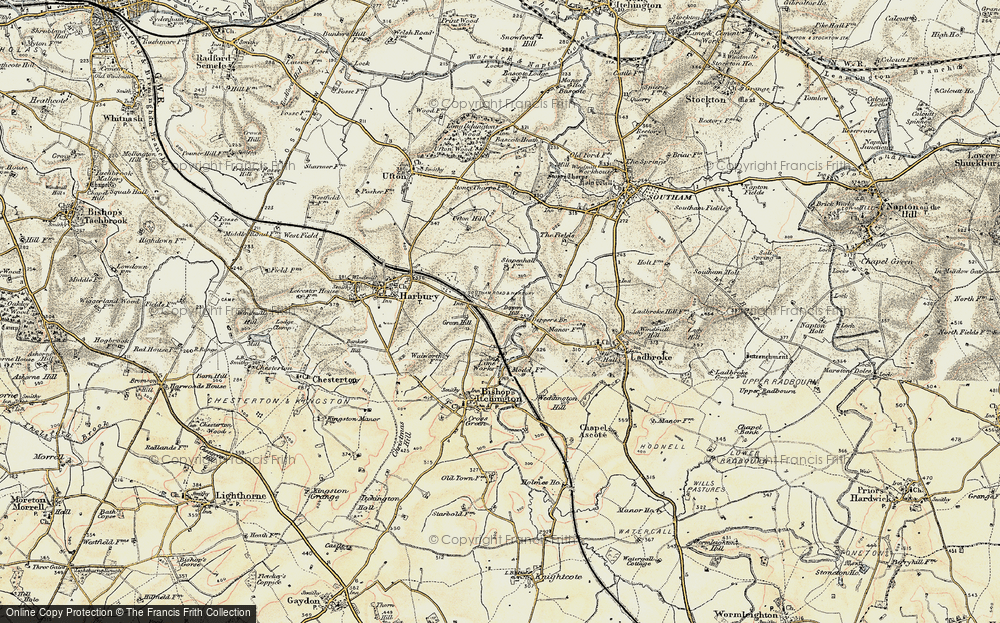 Old Map of Deppers Bridge, 1898-1902 in 1898-1902