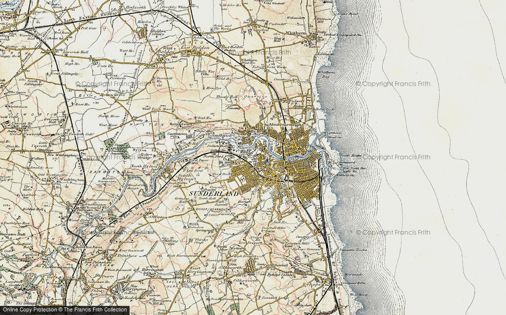 Old Map of Deptford, 1901-1904 in 1901-1904