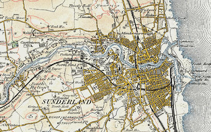 Old map of Deptford in 1901-1904