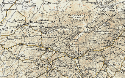 Old map of Benson's Brook in 1901-1902