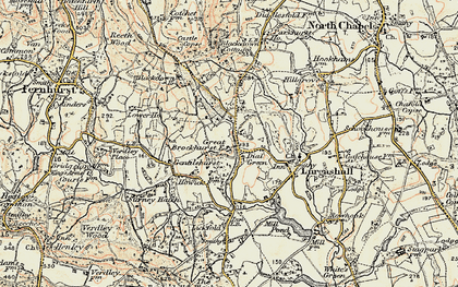 Old map of Windfallwood Common in 1897-1900