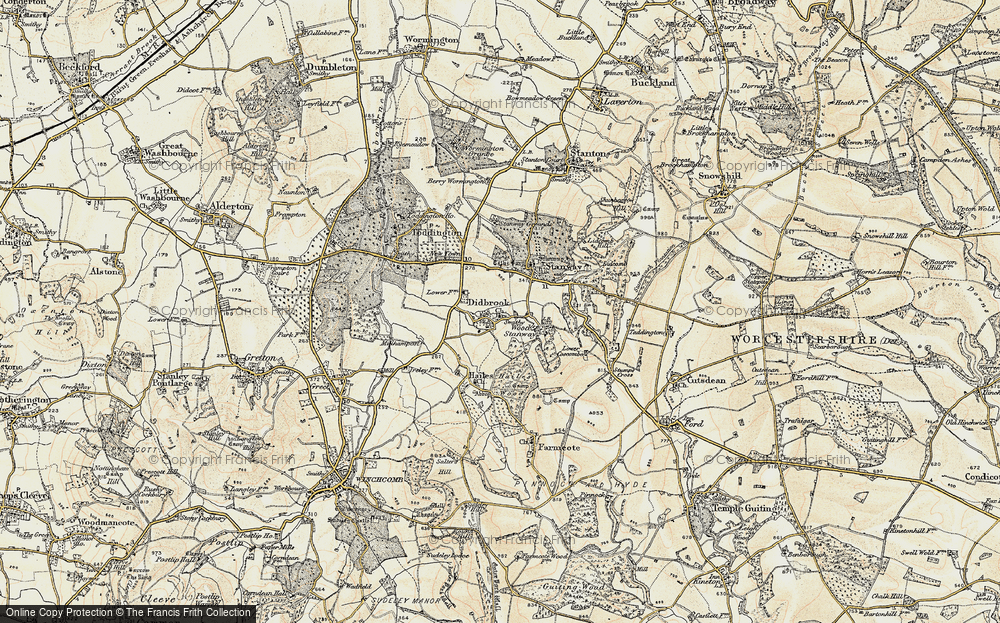 Old Map of Didbrook, 1899-1900 in 1899-1900