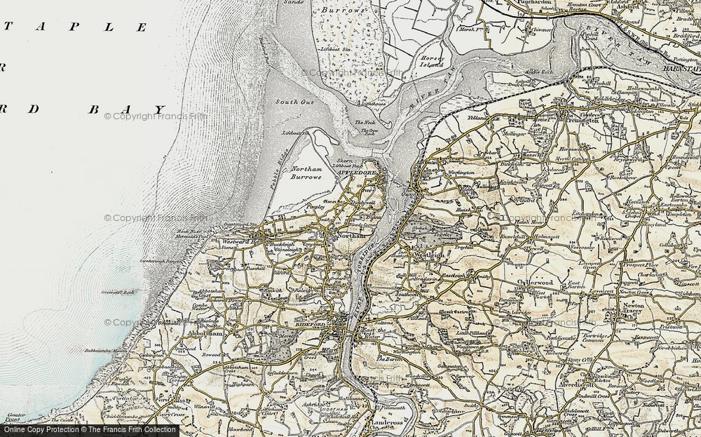 Old Map of Diddywell, 1900 in 1900