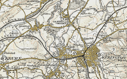 Old map of Dill Hall in 1903