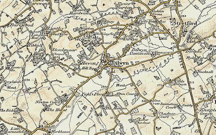 Old map of Dilwyn in 1900-1903