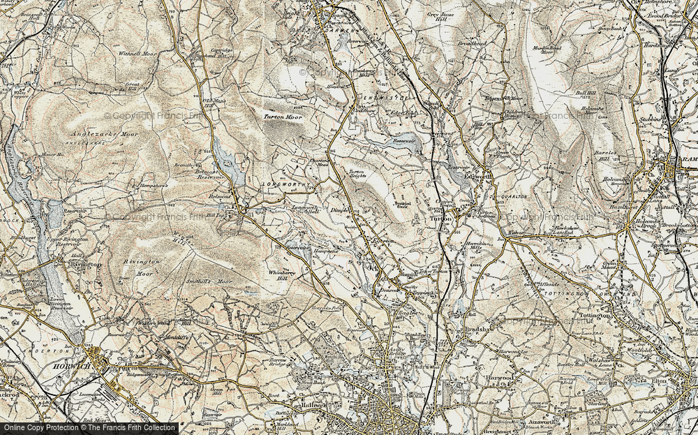 Old Map of Dimple, 1903 in 1903