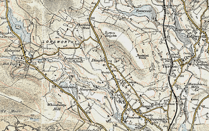 Old map of Dimple in 1903