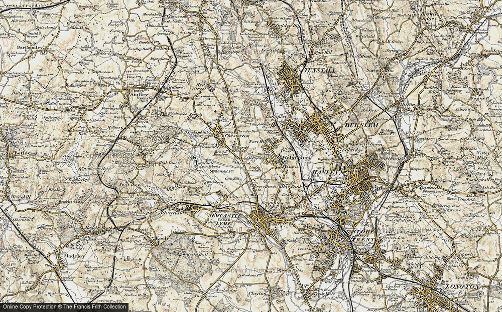 Old Map of Dimsdale, 1902 in 1902