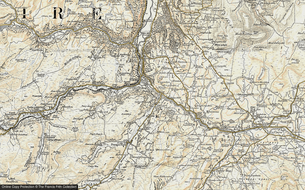 Old Map of Dinas Mawr, 1902-1903 in 1902-1903