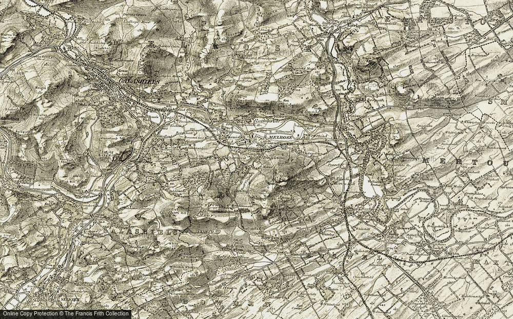Old Map of Dingleton, 1901-1904 in 1901-1904