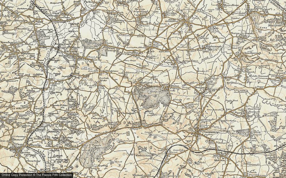 Old Map of Dinnington, 1898-1899 in 1898-1899