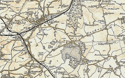 Old map of Discove in 1899