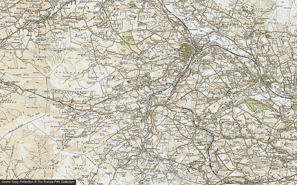 Old Map of Dockroyd, 1903-1904 in 1903-1904