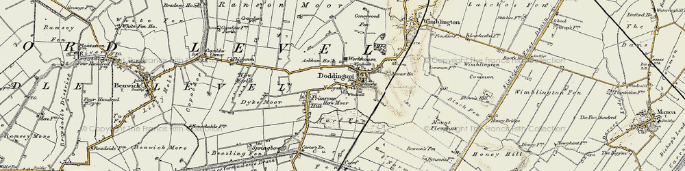 Old map of Askham Ho in 1901