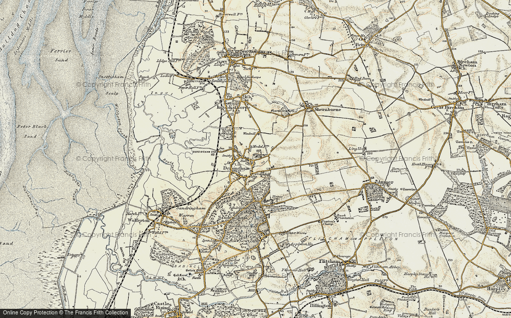 Old Map of Doddshill, 1901 in 1901
