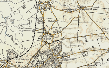 Old map of Doddshill in 1901