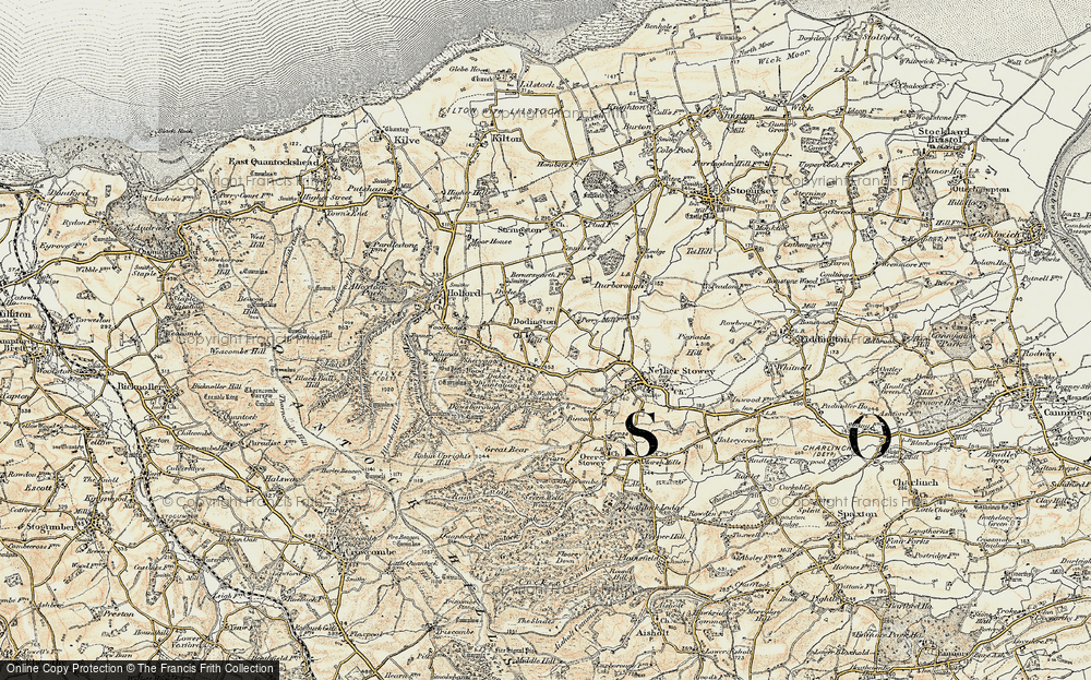 Old Map of Dodington, 1898-1900 in 1898-1900