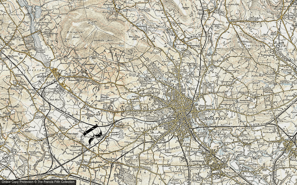 Old Map of Doffcocker, 1903 in 1903