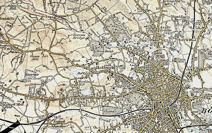Old map of Doffcocker in 1903