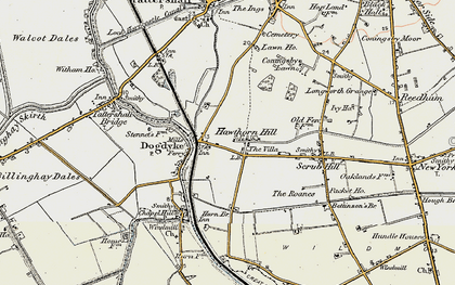 Old map of Dogdyke in 1902-1903