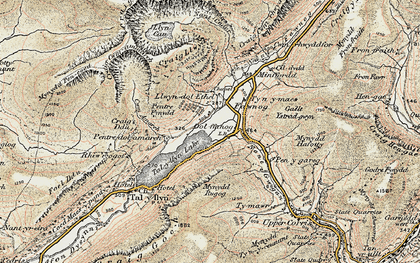 Old map of Dol-y-cae in 1902-1903