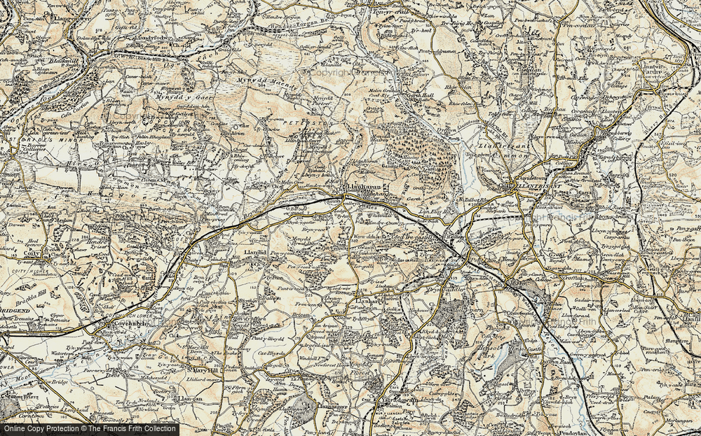 Old Map of Dolau, 1899-1900 in 1899-1900