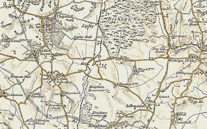 Old map of Doley in 1902