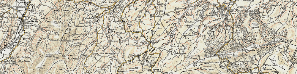 Old map of Black Gate in 1902-1903