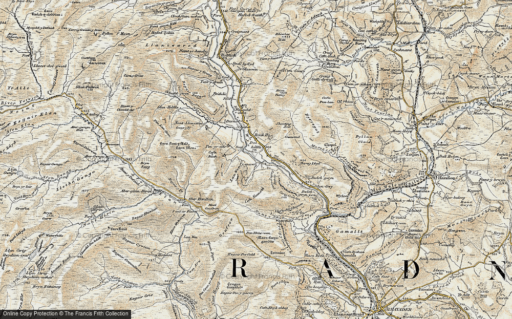 Old Map of Dolhelfa, 1901-1903 in 1901-1903