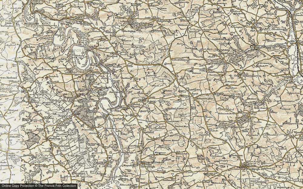 Old Maps of Dolton, Devon - Francis Frith