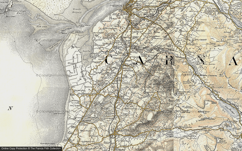 Old Map of Dolydd, 1903-1910 in 1903-1910