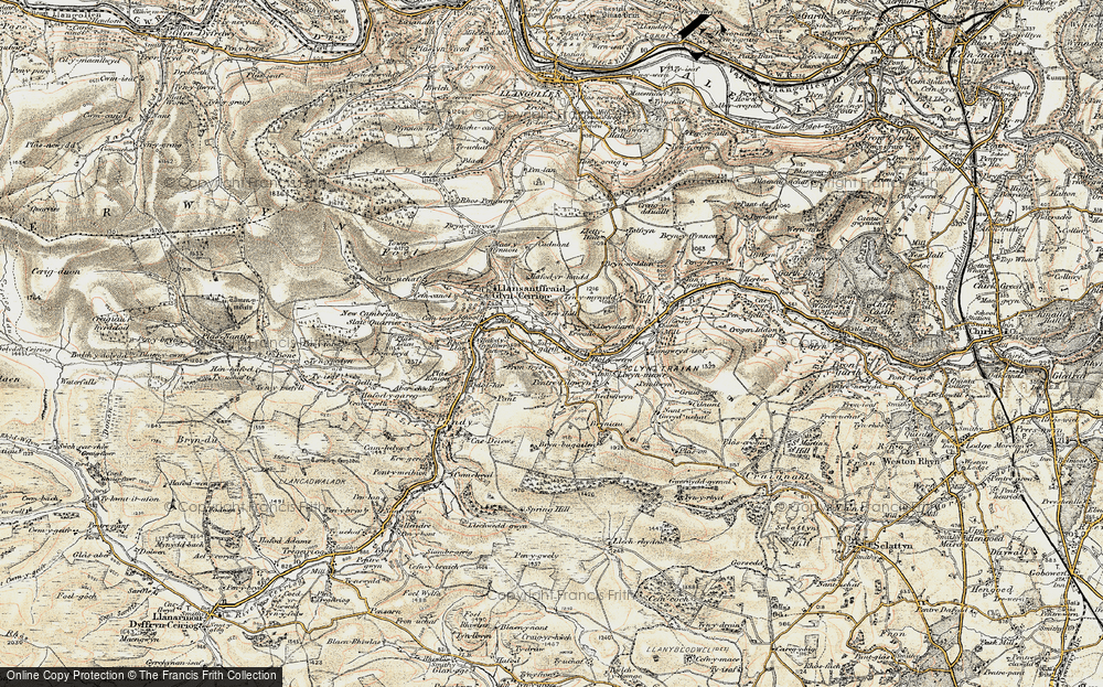 Old Map of Dolywern, 1902-1903 in 1902-1903