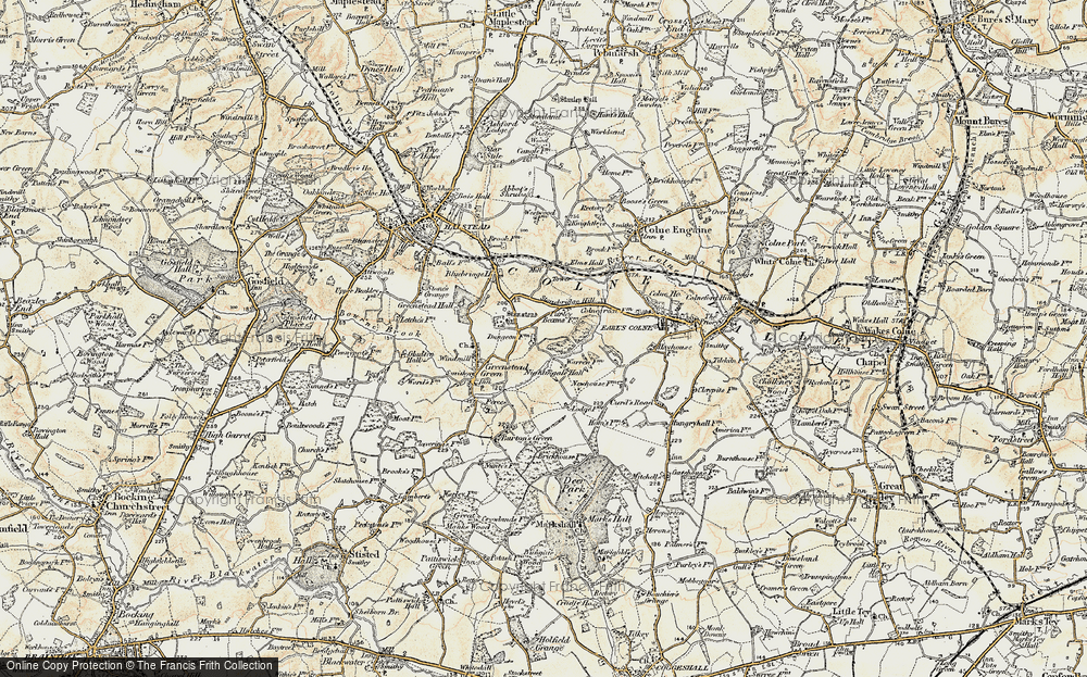 Old Map of Don Johns, 1898-1899 in 1898-1899