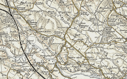 Old map of Trent & Mersey Canal in 1902-1903